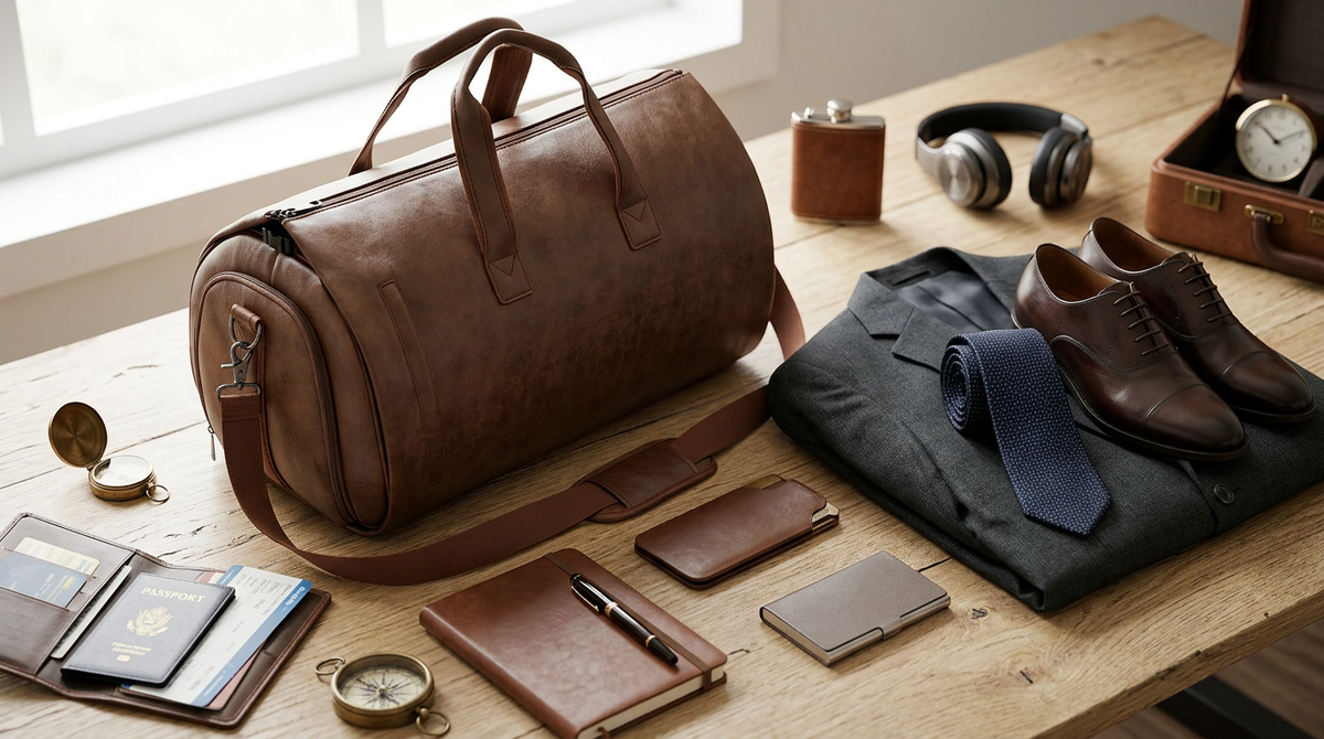 7 Best leather duffel bags for business trips in 2026