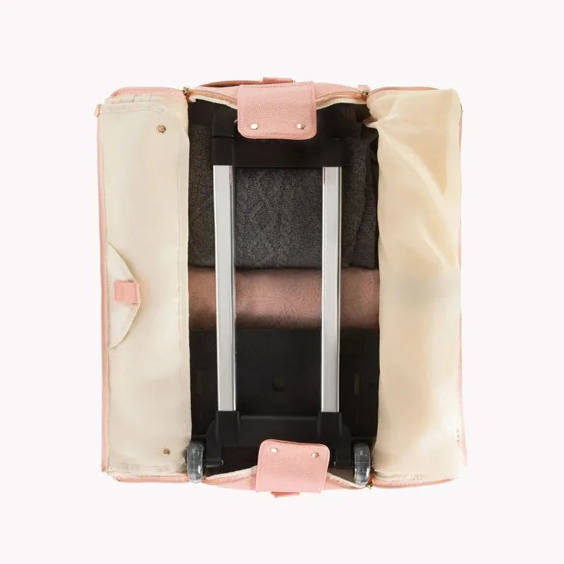 The garment section of the Vohxe Travel Bag 2.0 opened flat