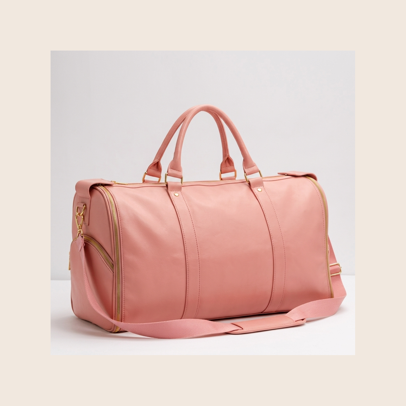The rose pink Vohxe Travel Bag 2.0