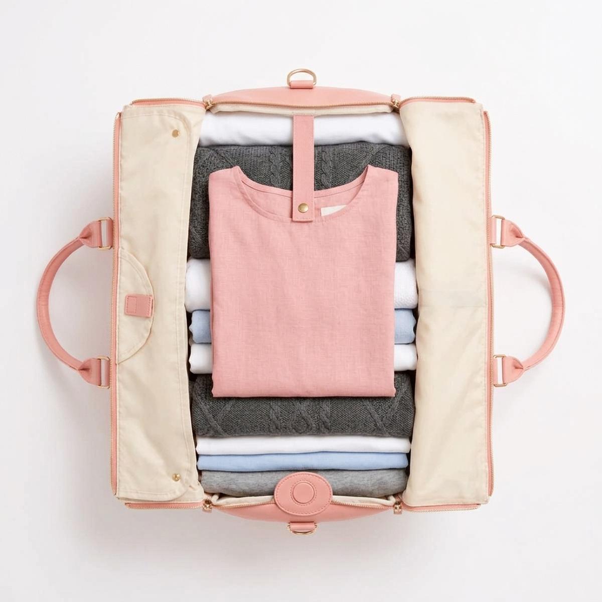 Bag opening completely flat at 180 degrees