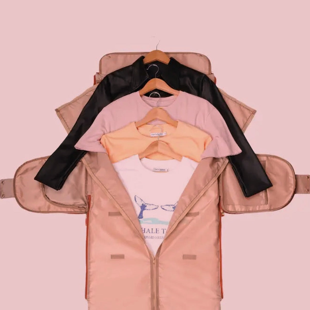 Ten days of clothes packed flat