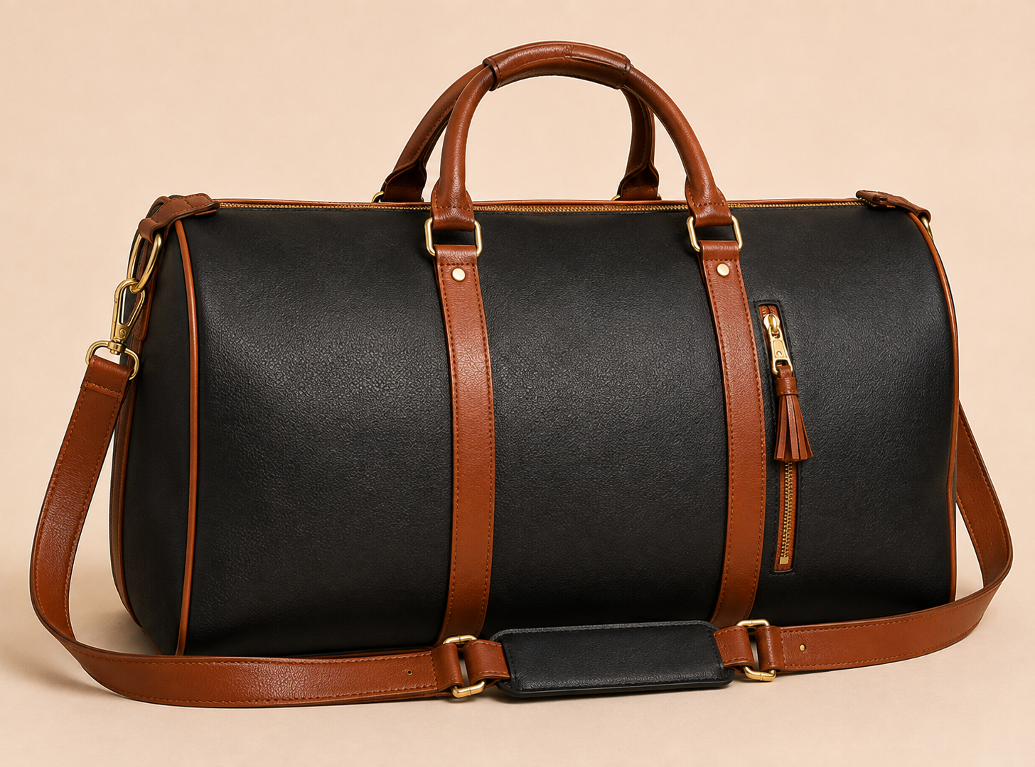 The charcoal black Vohxe Travel Bag 2.0